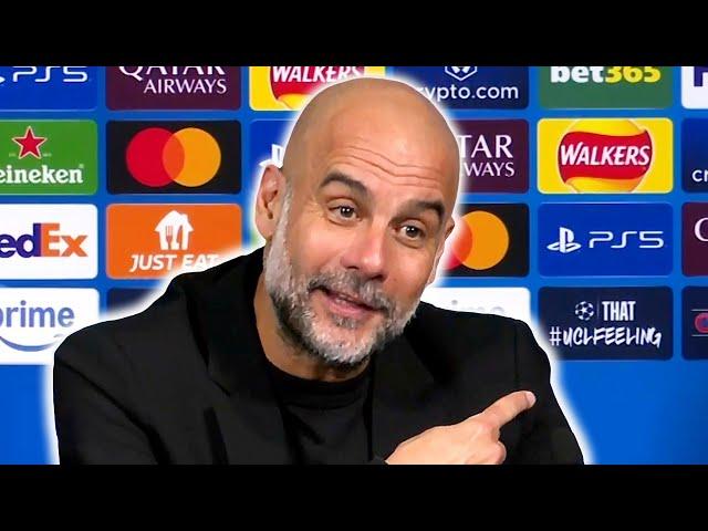 'I DIDN'T SEE the Rodri Ballon d'Or banner!' | Pep Guardiola | Man City 2-3 Real Madrid