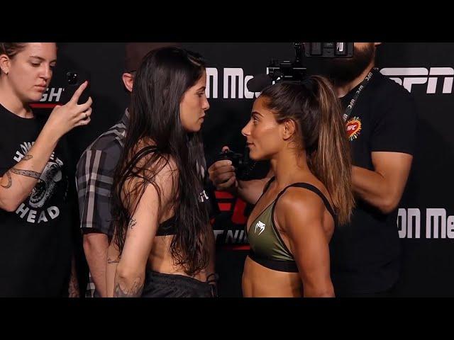 Polyana Viana vs. Tabatha Ricci - Weigh-in Face-Off - (UFC Fight Night: Holm vs. Vieira) - /r/WMMA