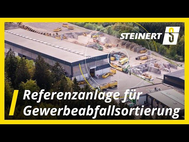 Gewerbeabfallsortierung mit NIR-, Wirbelstrom- und Magnettechnik