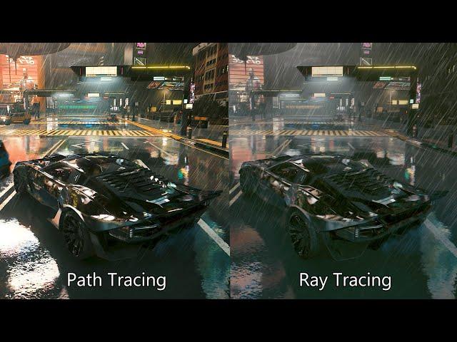 Cyberpunk 2077 - Ray Tracing Psycho VS Ray Tracing Overdrive Comparison Video 4k Ultra HD