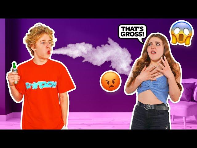 VAPE PRANK ON ANGRY GIRLFRIEND **GONE WRONG** |Lev Cameron