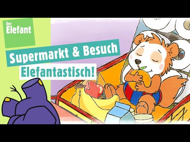 Bobo geht in den Supermarkt  & Bobo bekommt Besuch | Der Elefant | WDR