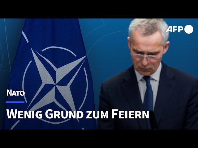 75 Jahre Nato - doch wenig Grund zum Feiern | AFP