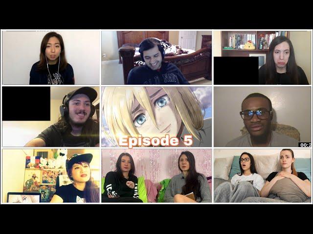 Historia! Attack on Titan Season 2 episode 5 reaction mashup