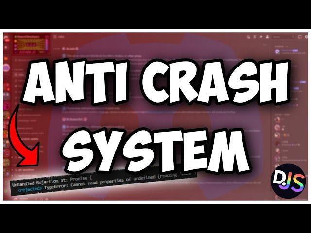 [NEW] - How to make an ANTI CRASH SYSTEM for your discord bot! || Discord.js V14