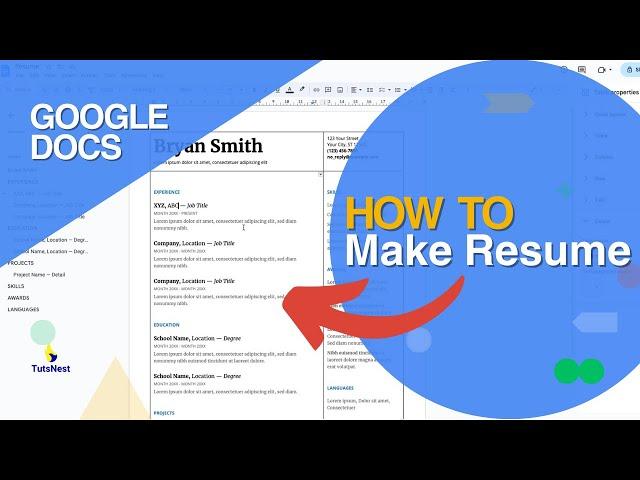 How to Make a Resume on Google Docs in Google