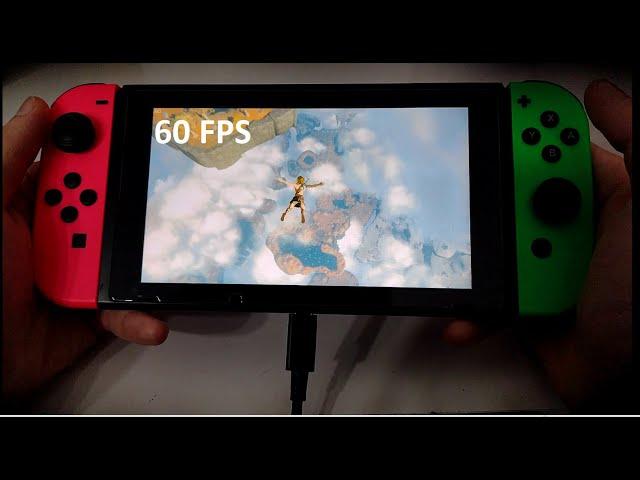 Zelda TOTK 60 FPS Gameplay On Nintendo Switch