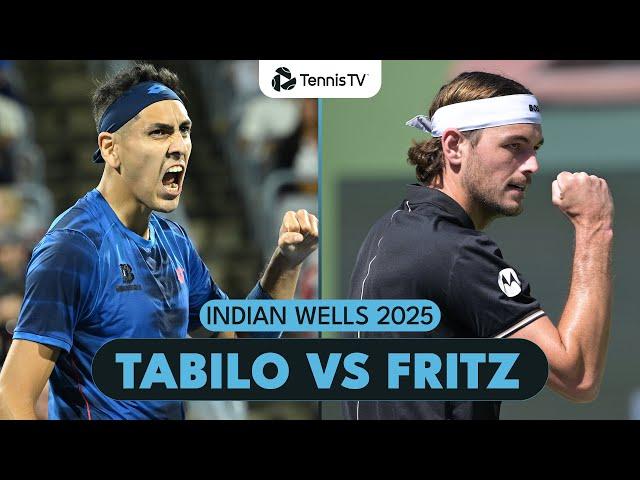 Alejandro Tabilo vs Taylor Fritz Highlights | Indian Wells 2025