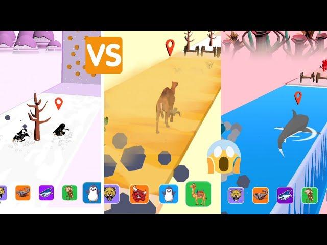 Animal transform race - epic race 3d |Animal transform race android | part 3 |animals race offline