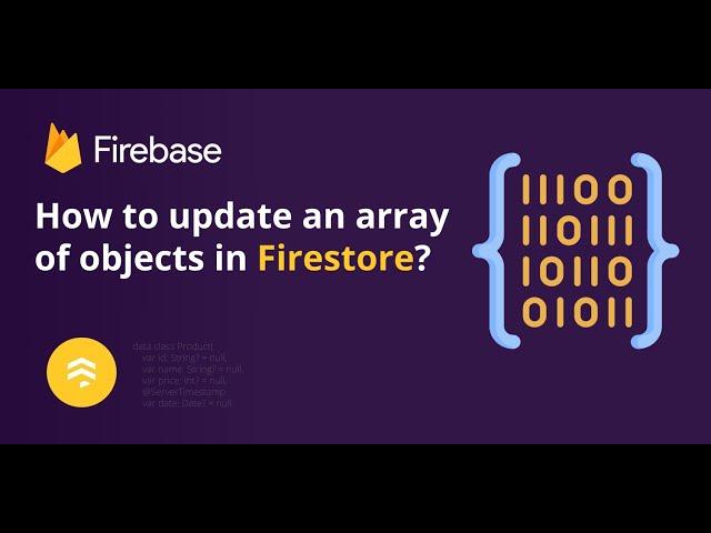 How to update an array of objects in Firestore?