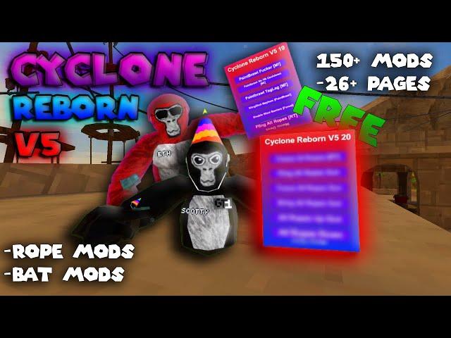 Gorilla Tag's Most Unique Mod Menu...┃CYCLONE REBORN V5┃150+ MODS┃26+ PAGES