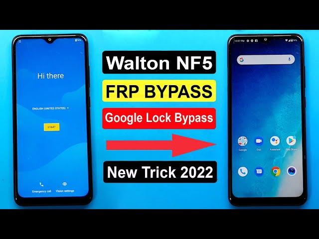 Walton Primo NF5 FRP Bypass New Trick 2022 | Walton Primo NF5 Google Account Bypass (Without Pc)