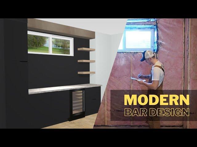 How I designed this home bar [Part 1: Home Bar]