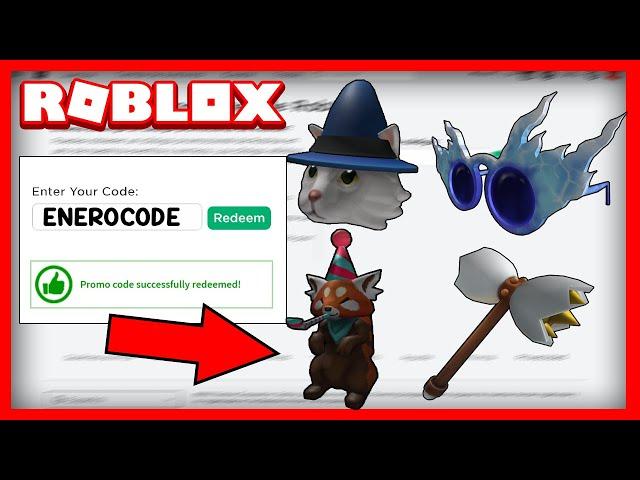  TODOS LOS NUEVOS PROMOCODES GRATIS DE ROBLOX ENERO 2021