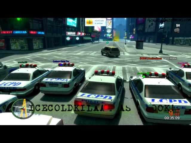 GTA IV - PC - May 8, 2011 - BGF Event Vid #4 - Shitload O' BUSTED! - BJ's PoV