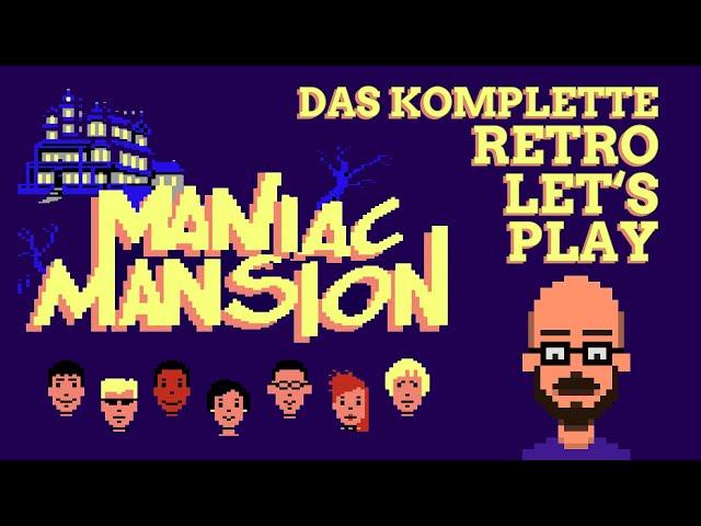 LET'S PLAY Maniac Mansion C64 // KOMPLETT  Pack den Hamster in die Mikrowelle! (Deutsch)