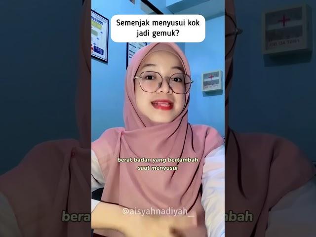 Menyusui kok malah jadi gemuk? #shorts #viral