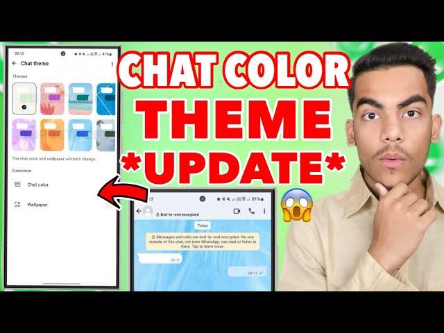 WhatsApp New Chat Themes | WhatsApp Chat Theme 20 Different Colors Update | WhatsApp Update