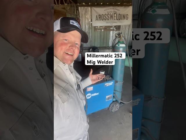 About My Millermatic 252 Mig Welder #welding #shop #farm #weldingmachine #arosswelding