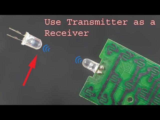 How to use a Transmitter Led Sensor as a Receiver sensor