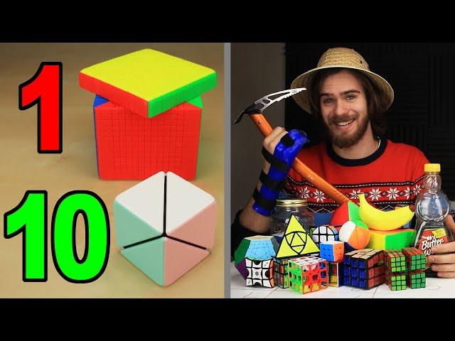 A Non-Cuber Ranks my CRAZIEST Puzzles!