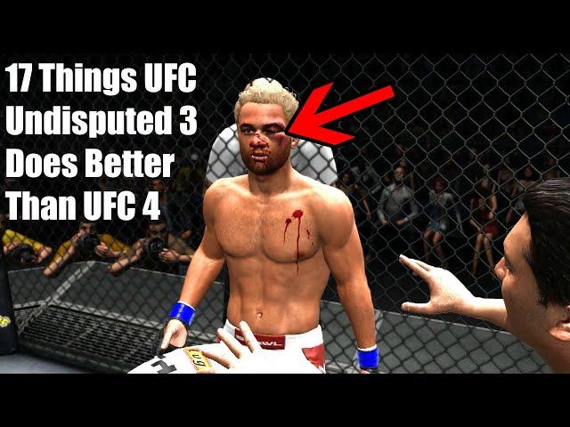 17 Things UFC Undisputed 3 Does Better Than UFC 4