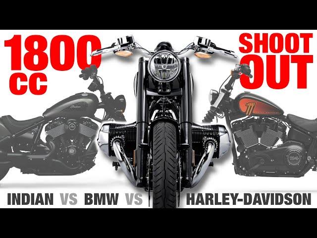 Big Twin Battle - Chief Dark Horse vs BMW R 18 vs Street Bob 114