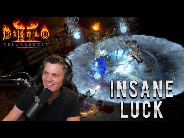 Insane Single Stream Luck - I Finally Found It !!!!  Diablo 2 Resurrected