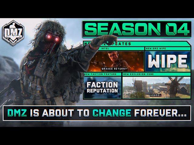 WOW! Season 4 is CHANGING Everything in DMZ… (NEW Reputation System, MAP & Inventory Wipe)