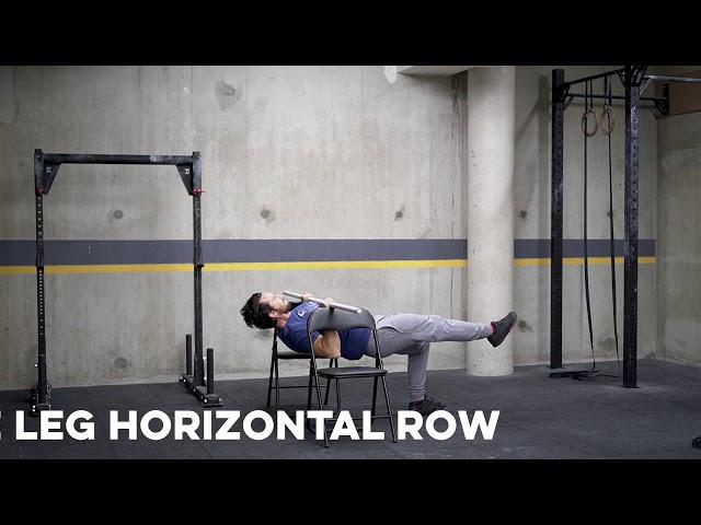 One Leg Horizontal Row