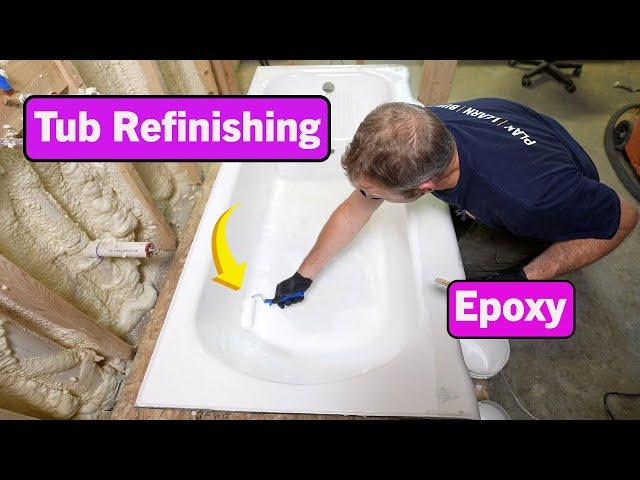 Tub Refinish Tips | Epoxy Coating | Repairing an Old Tub