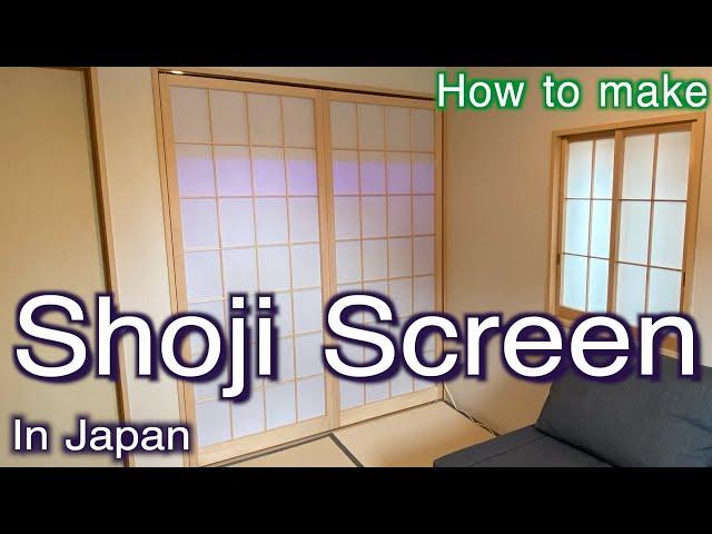 Japanese woodworking projects // Making Japanese Shoji Screen // Samurai woodworker joinery