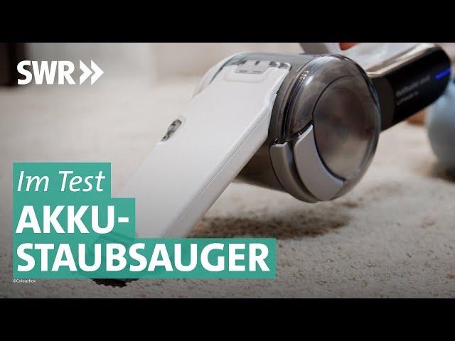 Ohne Kabel, aber mit Leistung? Akku-Staubsauger im Test | Marktcheck SWR