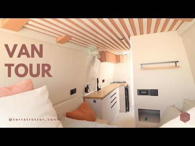 VAN TOUR | luxury van design with shower | off-grid full time living