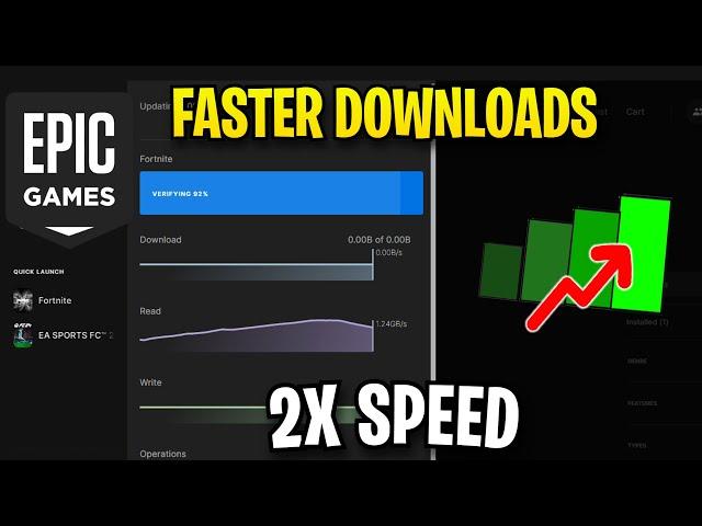 How To FIX Slow Download Speeds On Epic Games Launcher!