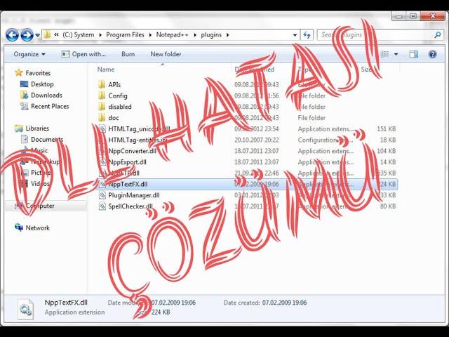 DLL HATALARI VE ÇÖZÜMLERİ - msvcr100.dll, msvcp110.dll, msvcr110.dll,msvcp100.dll, vcruntime140.dll