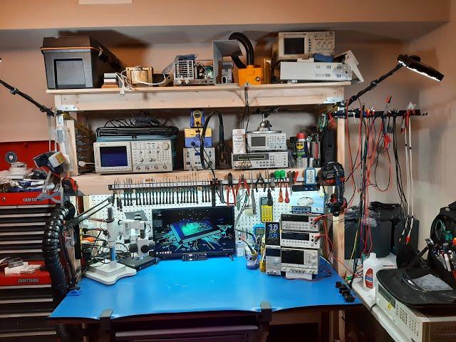 Electronics Workbench / Lab September 2023 update.