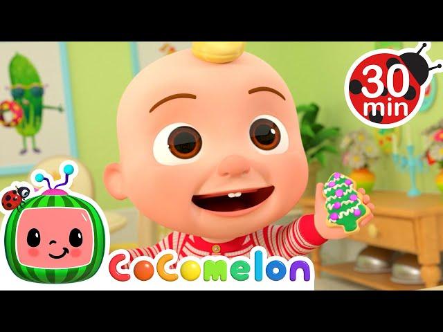 Christmas Cookies | CoComelon Sing Along Songs for Kids | Moonbug Kids Karaoke Time