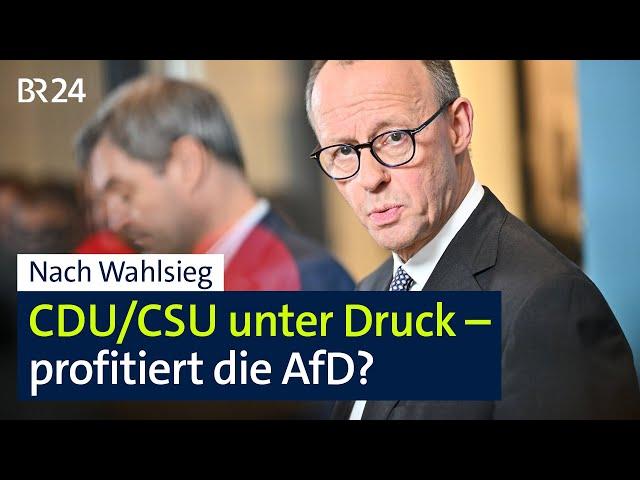 Nach dem Bundestagswahlsieg: CDU/CSU unter Druck – profitiert am Ende die AfD? | Kontrovers | BR24