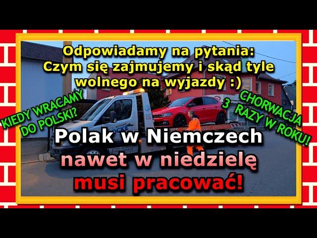 Praca Polaka w Niemczech 24h/7 Czym się zajmujemy? Skąd tyle wolnego? 3x w roku wyjazd w Chorwacji