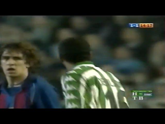 Denílson vs Barcelona | La Liga 2001/02 | Baile em Puyol