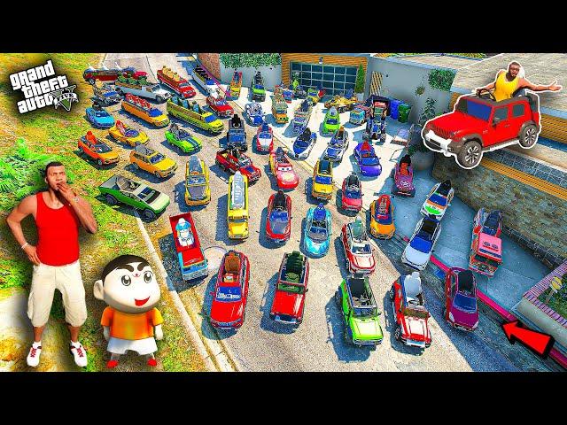 Franklin Collecting Mini Indian Toy Cars in GTA 5 | SHINCHAN and Chop