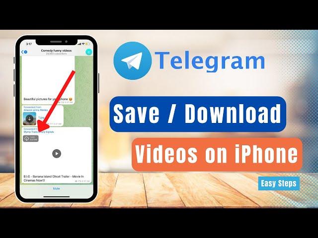 How to Save Telegram Videos on iPhone !!