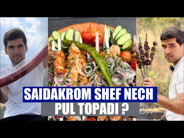 SAIDAKROM SHEF NECH PUL ISHLAB TOPADI?