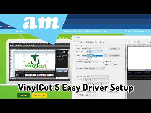 With Latest VinylCut 5 Vinyl Cutting Software, No Driver Needed for Most Vinyl Cutters Setup