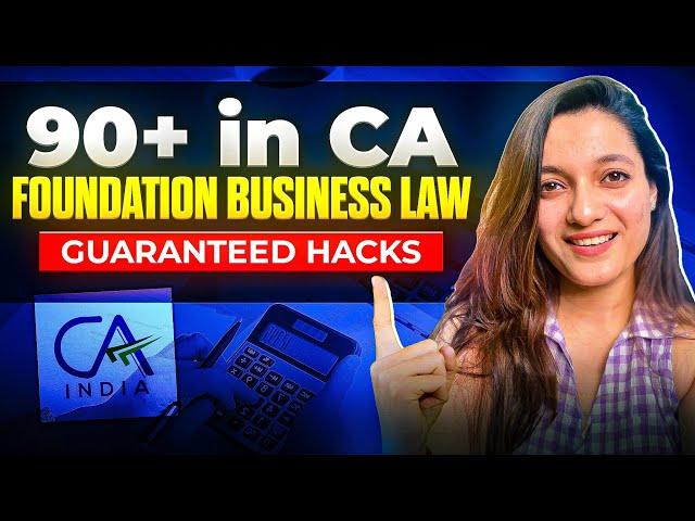 All Most Important Law Tips | CA Foundation June 24/ Sept 24/ Jan 25 | CA Foundation Online Classes