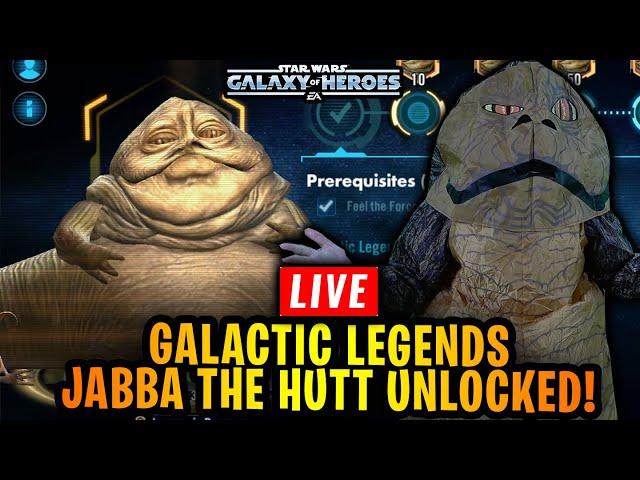 GALACTIC LEGEND JABBA THE HUTT UNLOCK + INITIAL GAMEPLAY TESTING - GREETINGS EXALTED ONE