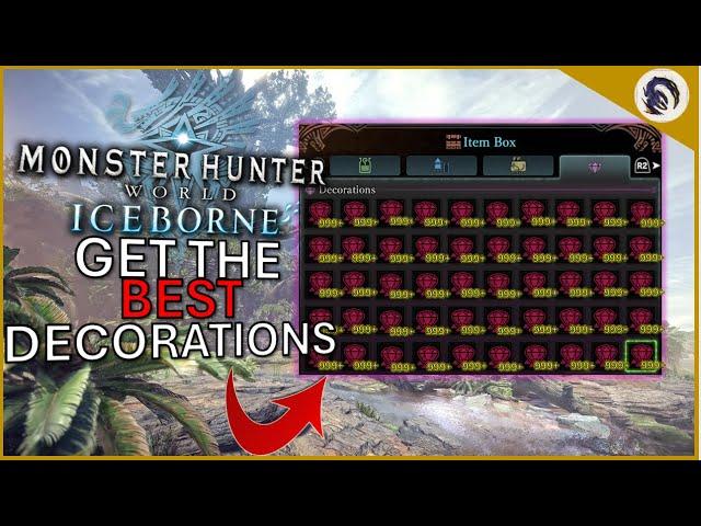 The *ONLY WAY* to Get Attack+ Decos in Iceborne! [MHW:I Decoration Farming Guide]