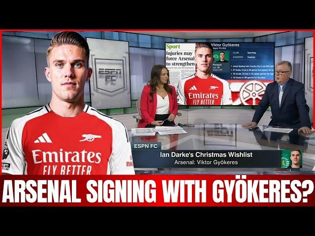 CHRISTMAS GIFT? ARSENAL COULD OFFER MILLIONS TO SIGN GYÖKERES AFTER SAKA'S SERIOUS INJURY?