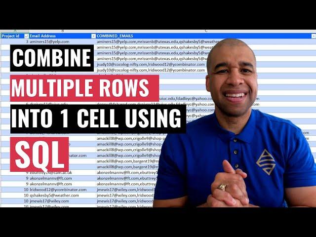 Combine Multiple Rows into One Cell Using SQL